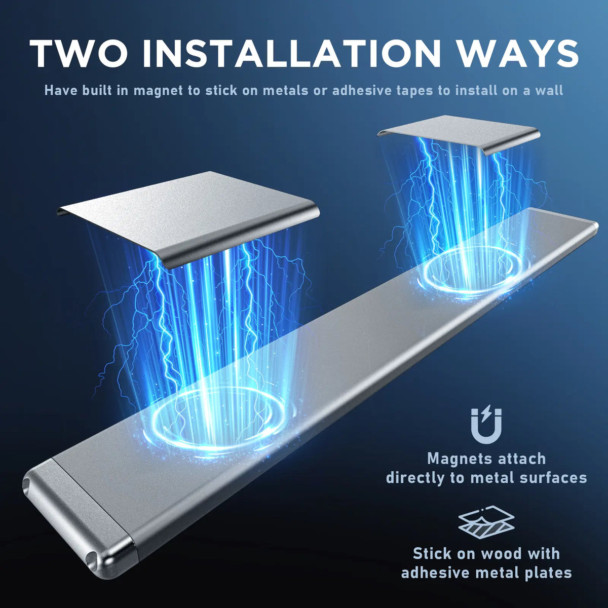 Motion Sensor Under Cabinet Lights | USB Rechargeable Dimmable LED Lights for Kitchen Closet Stairs & Garage